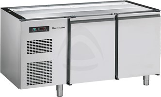 REFRIGERATED PIZZA COUNTER TWO COMPARTMENTS WITHOUT WORKTOP
