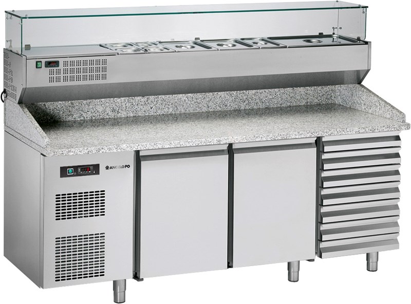 COMPLETE REFRIGERATED PIZZA COUNTER
