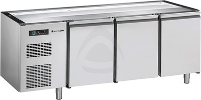 REFRIGERATED PIZZA COUNTER THREE COMPARTMENTS WITHOUT WORKTOP