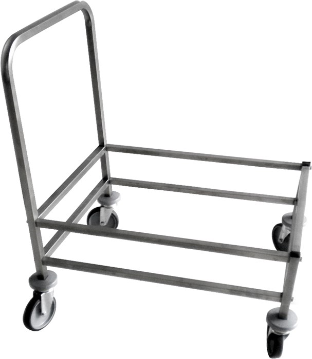 TROLLEY WITH FRAME FOR 2 TRAYS 1/1GN