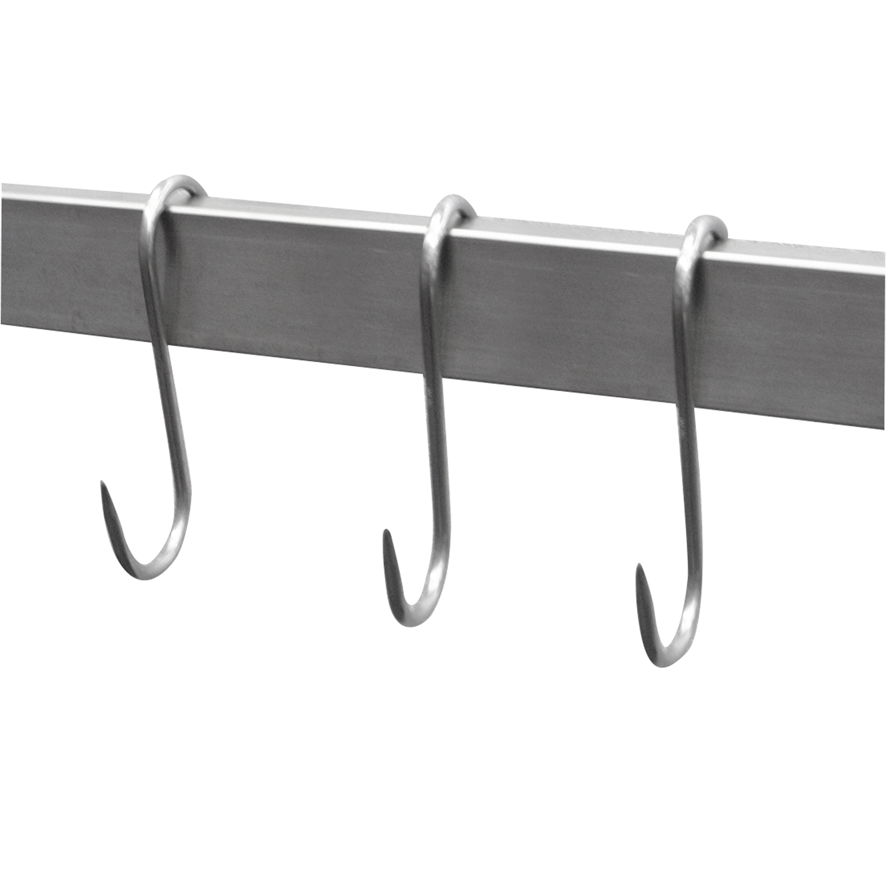 Hanging rail with 6 hooks for cold room professional c1512