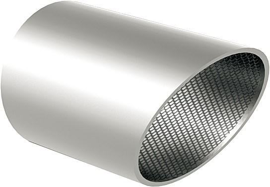 END ZINC PLATED CIRCULAR SECTION PIPE
