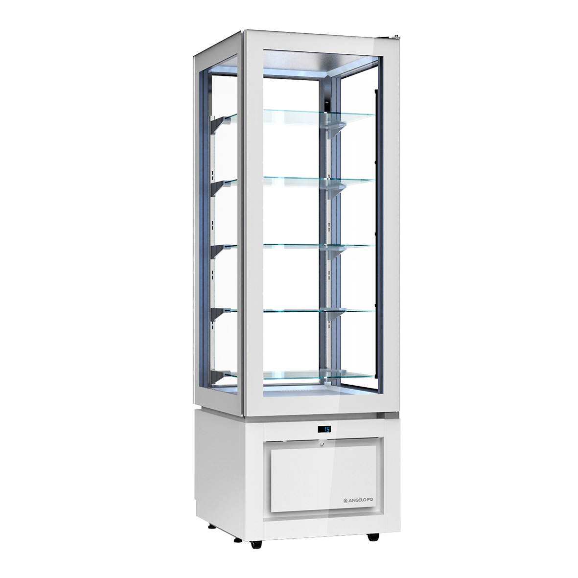 VETRINA VERTICALE REFRIGERATA +14 ÷ +16°C COLORE BIANCO