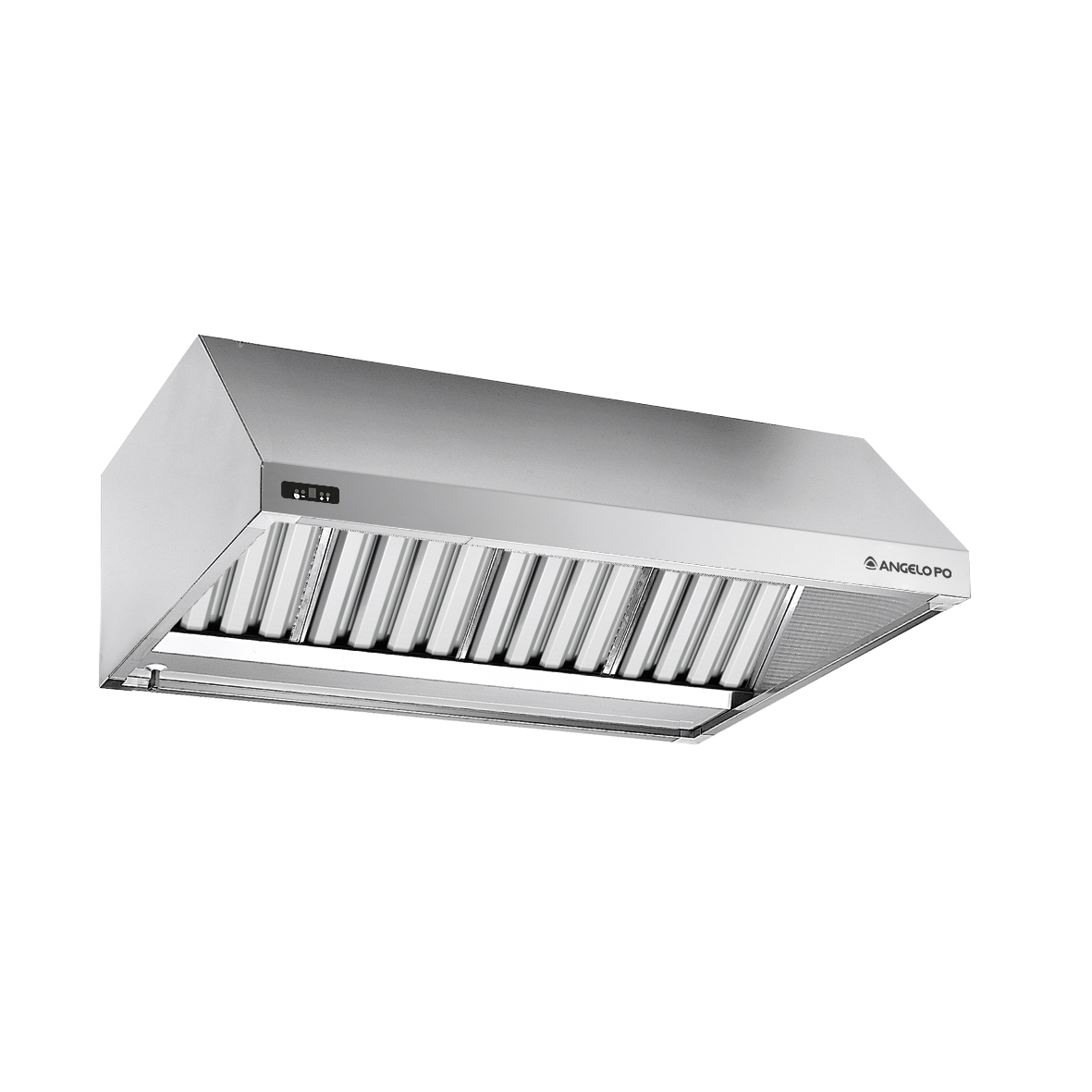 AUTO ASPIRING WALL HOOD WITH LABYRINTH FILTER AND GABLED OUTLINE