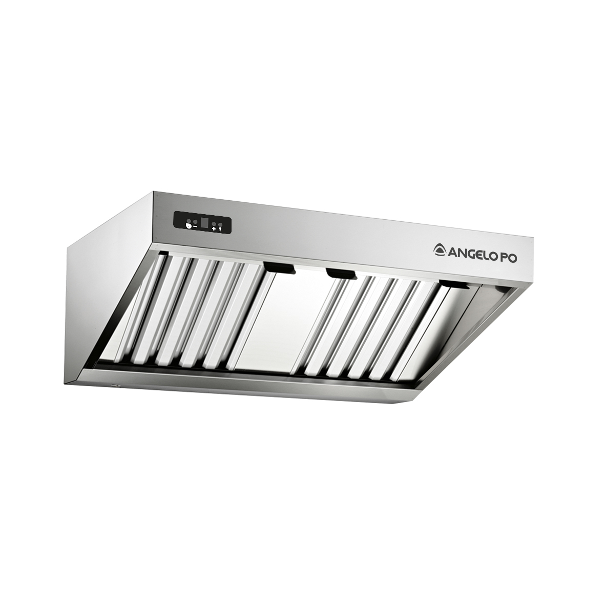 AUTO ASPIRING WALL HOOD WITH LABYRINTH FILTER AND SNACK OUTLINE