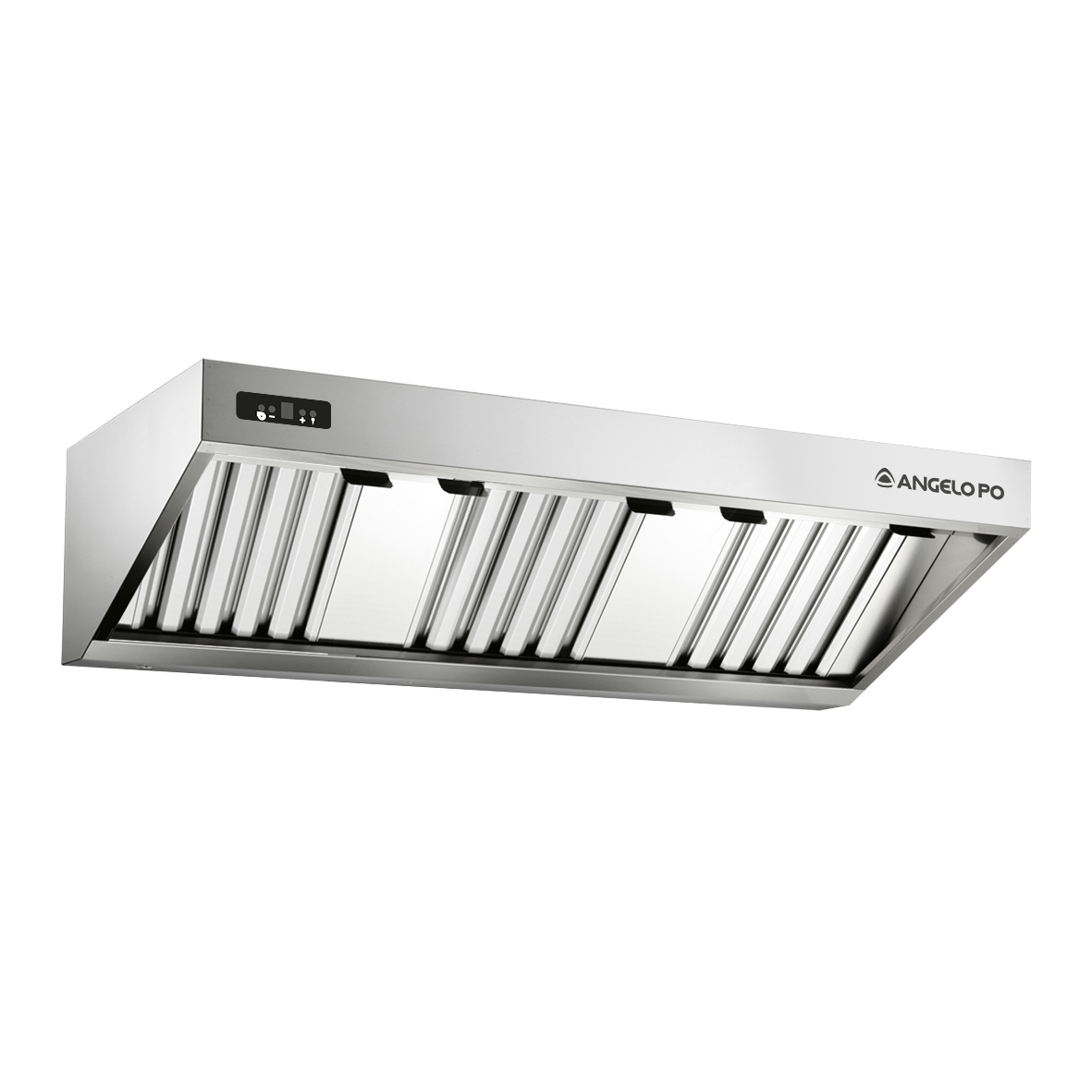 AUTO ASPIRING WALL HOOD WITH LABYRINTH FILTER AND SNACK OUTLINE