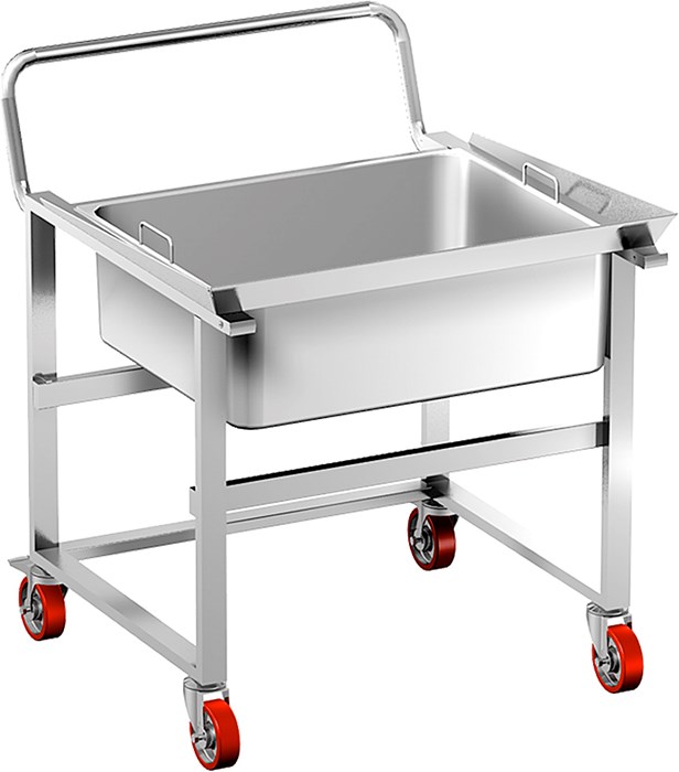 TROLLEY FOR BRATT PAN WITH CONTAINER