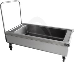 TROLLEY WITH TANK FOR 3 TRAYS 1/1GN