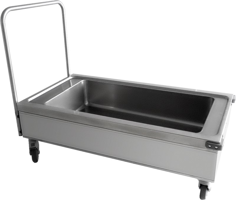 TROLLEY WITH TANK FOR 3 TRAYS 1/1GN