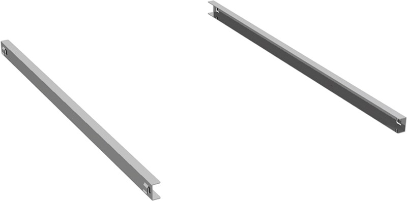 PAIR OF STAINLESS STEEL GUIDES