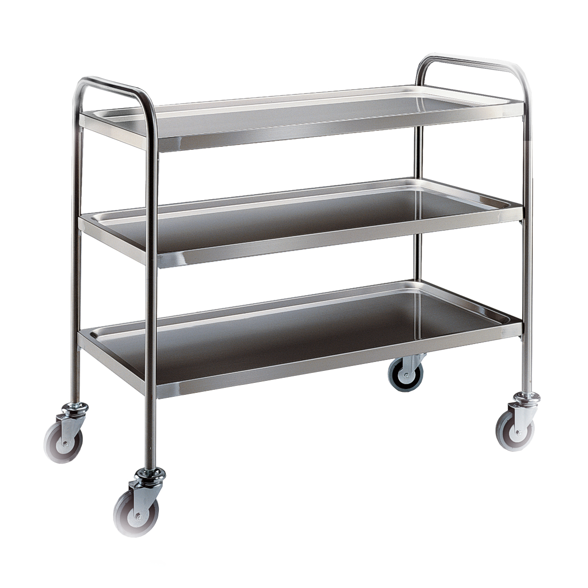 SERVICE TROLLEY,  3 SHELVES