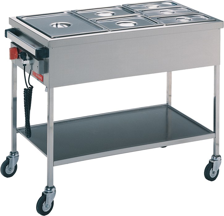 FOOD SERVICE ELECTRIC HEATED TROLLEY 3x1/1GN