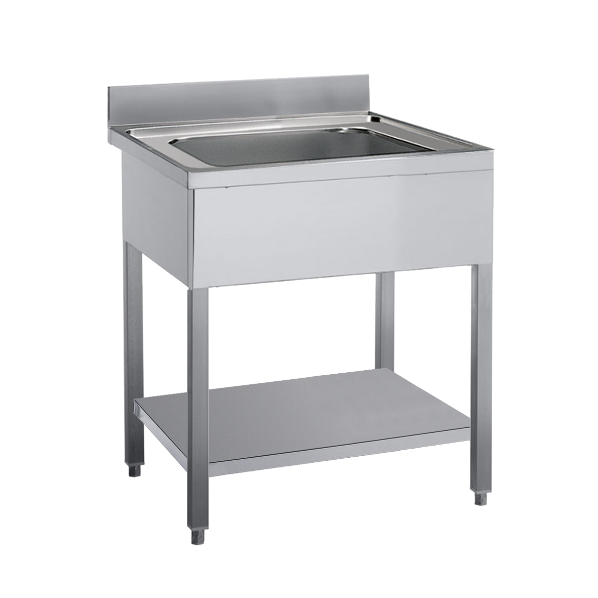 FREGADERO SOBRE PATAS 1 SENO CM 50X50X30H