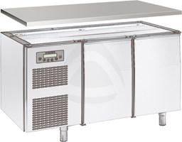 DOUBLE-SIDED SINGLE TOP 4 CM H, FOR REFRIGERATED COUNTER 140 cm