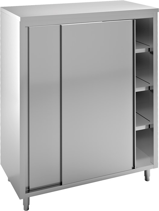 STORAGE CABINET WITH SLIDING DOORS