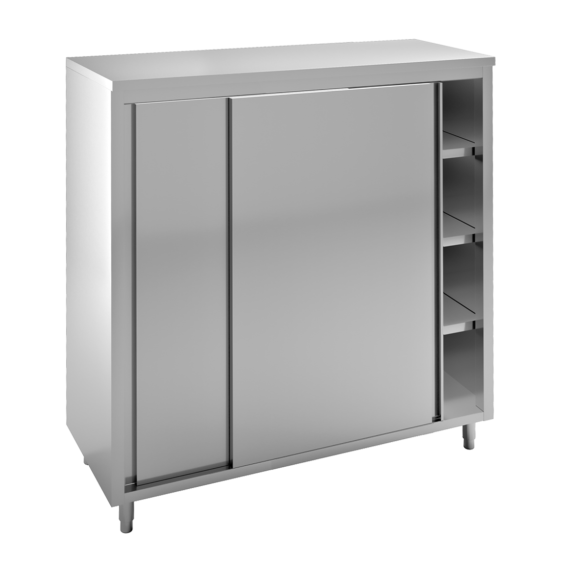 STORAGE CABINET WITH SLIDING DOORS