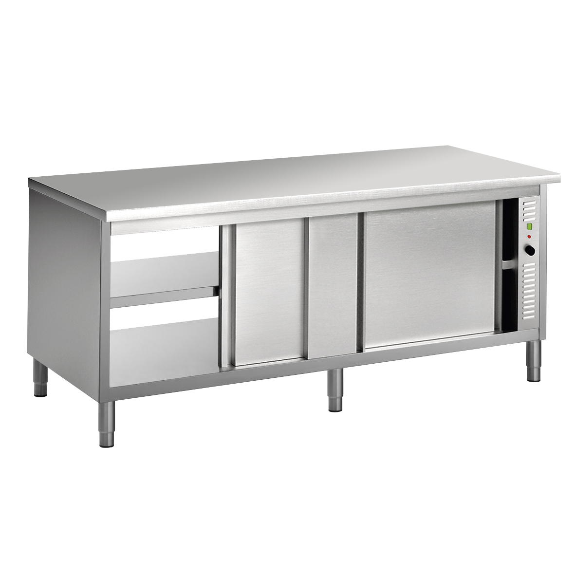 Electric hot cupboard double side 180x70 cm