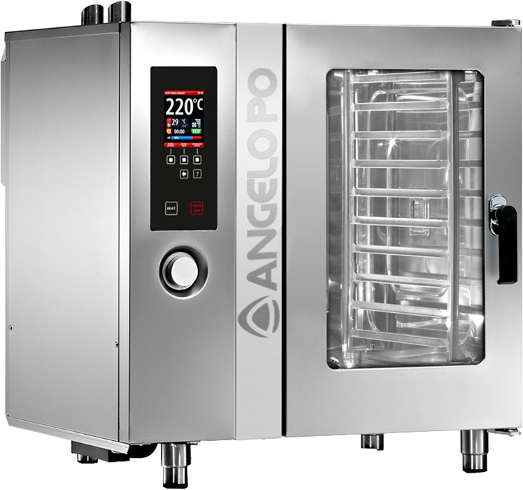 TOP ELECTRIC COMBI OVEN 10X GN 1/1 WITH RIGHT-HAND DOOR OPENING