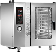 TOP GAS COMBI OVEN 10X GN 1/1 WITH RIGHT-HAND DOOR OPENING