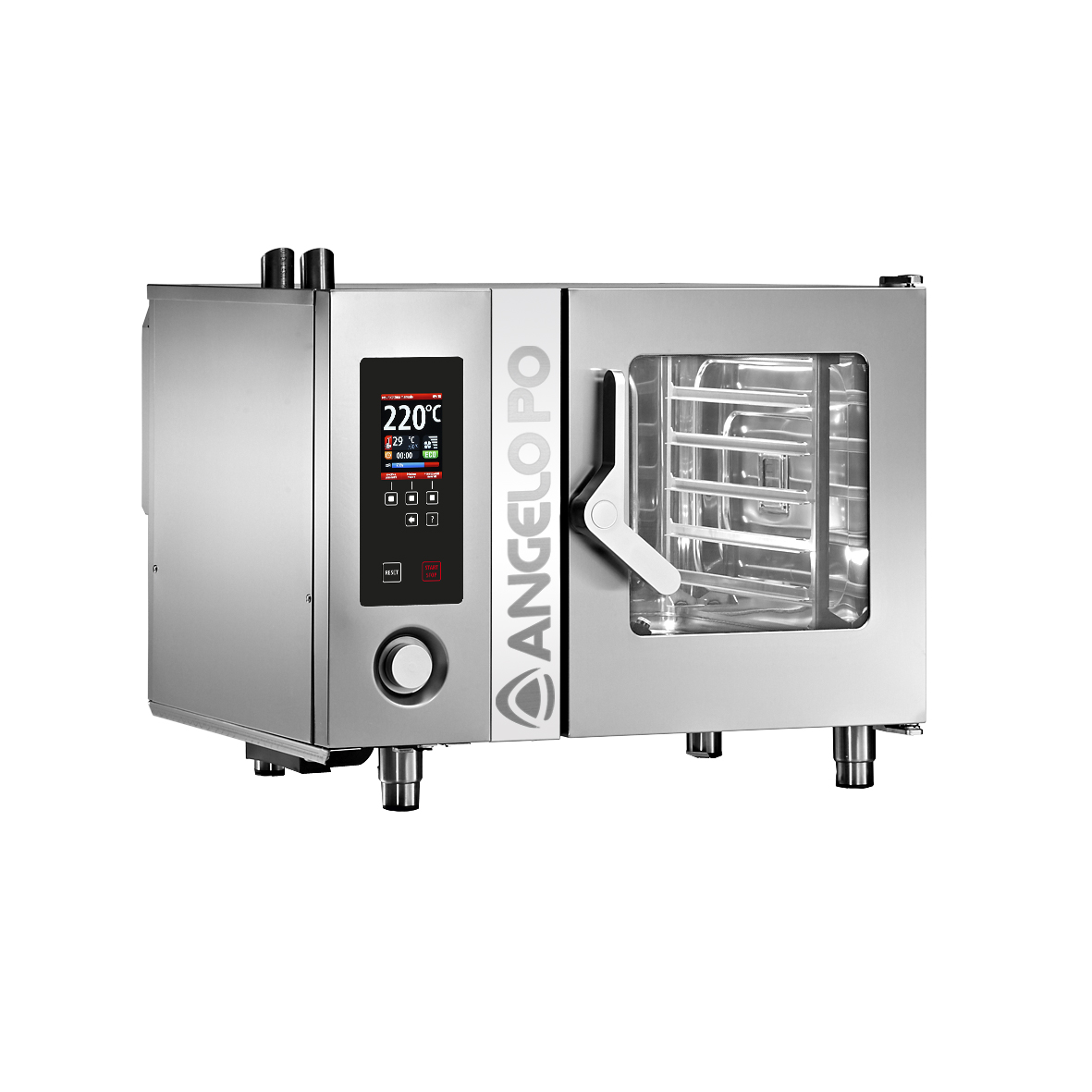 GASBEHEIZTER KOMBI-DÄMPFERTOP 6 X 1/GN