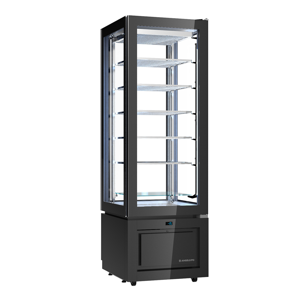 VETRINA VERTICALE REFRIGERATA -25 ÷ -15°C COLORE NERO