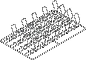 GN 1/1 GRIDL FOR RIBS-CHOPS