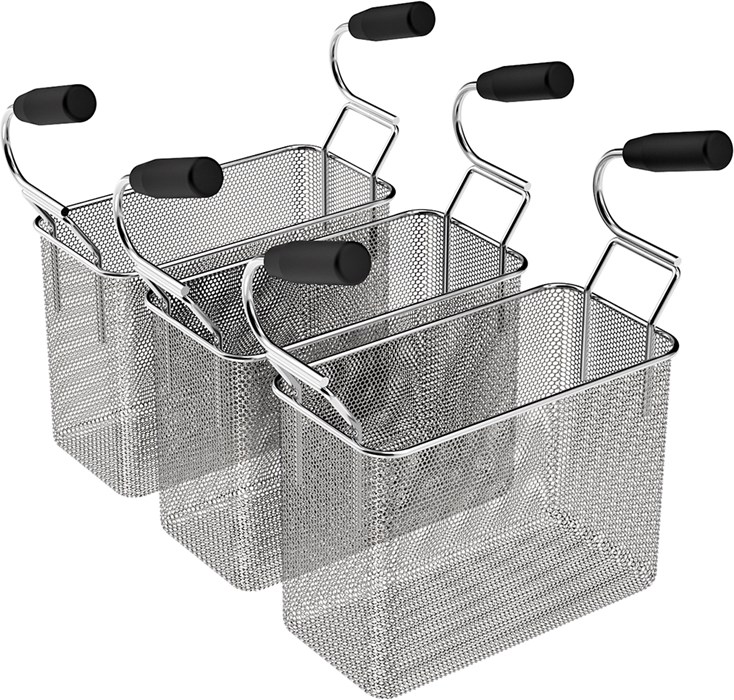 3 PASTA COOKER BASKETS FOR AUTOMATIC LIFTER