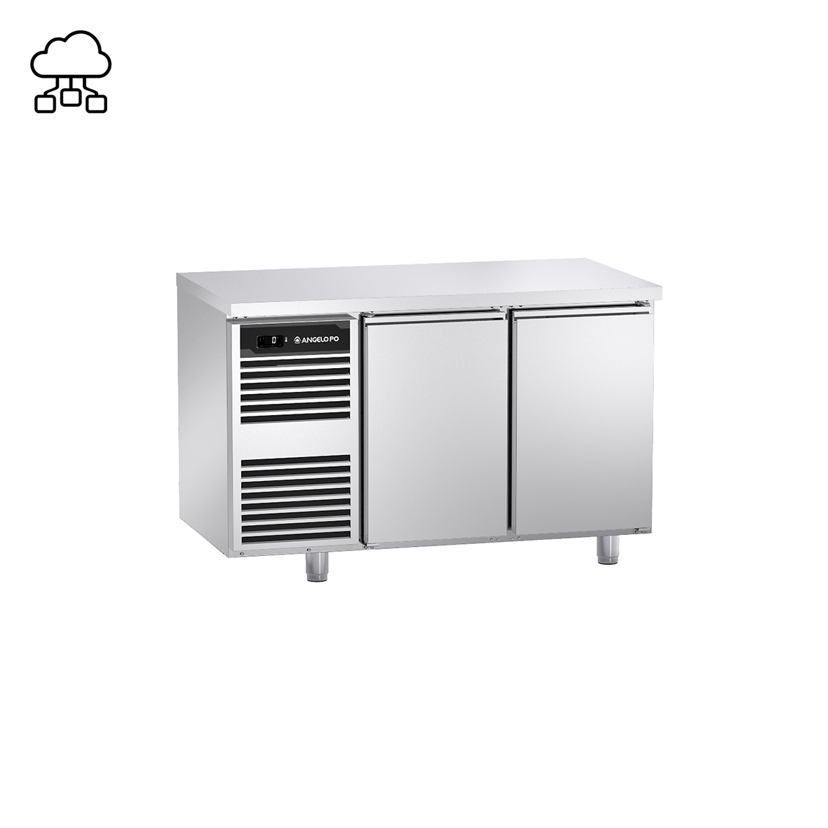 BASE REFRIGERATA -2°C ÷ +10°C PROFONDITA' 60 CM CON PIANO