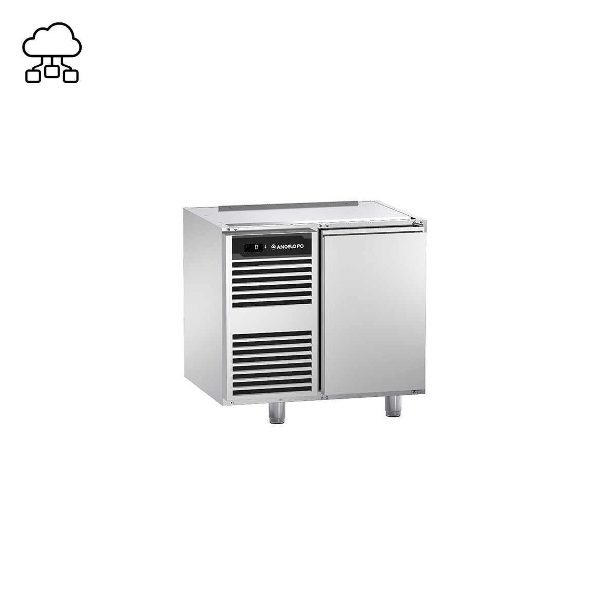 BASE REFRIGERATA -2°C ÷ +10°C PROFONDITA' 70 CM GN 1/1 SENZA PIANO