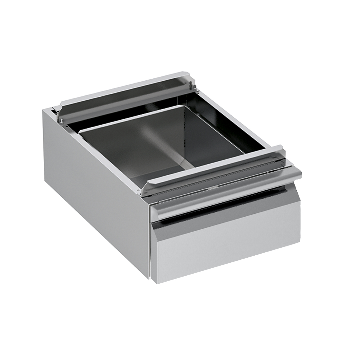 CASSETTO IN ACCIAIO INOX GN 1/1 IMPILABILE