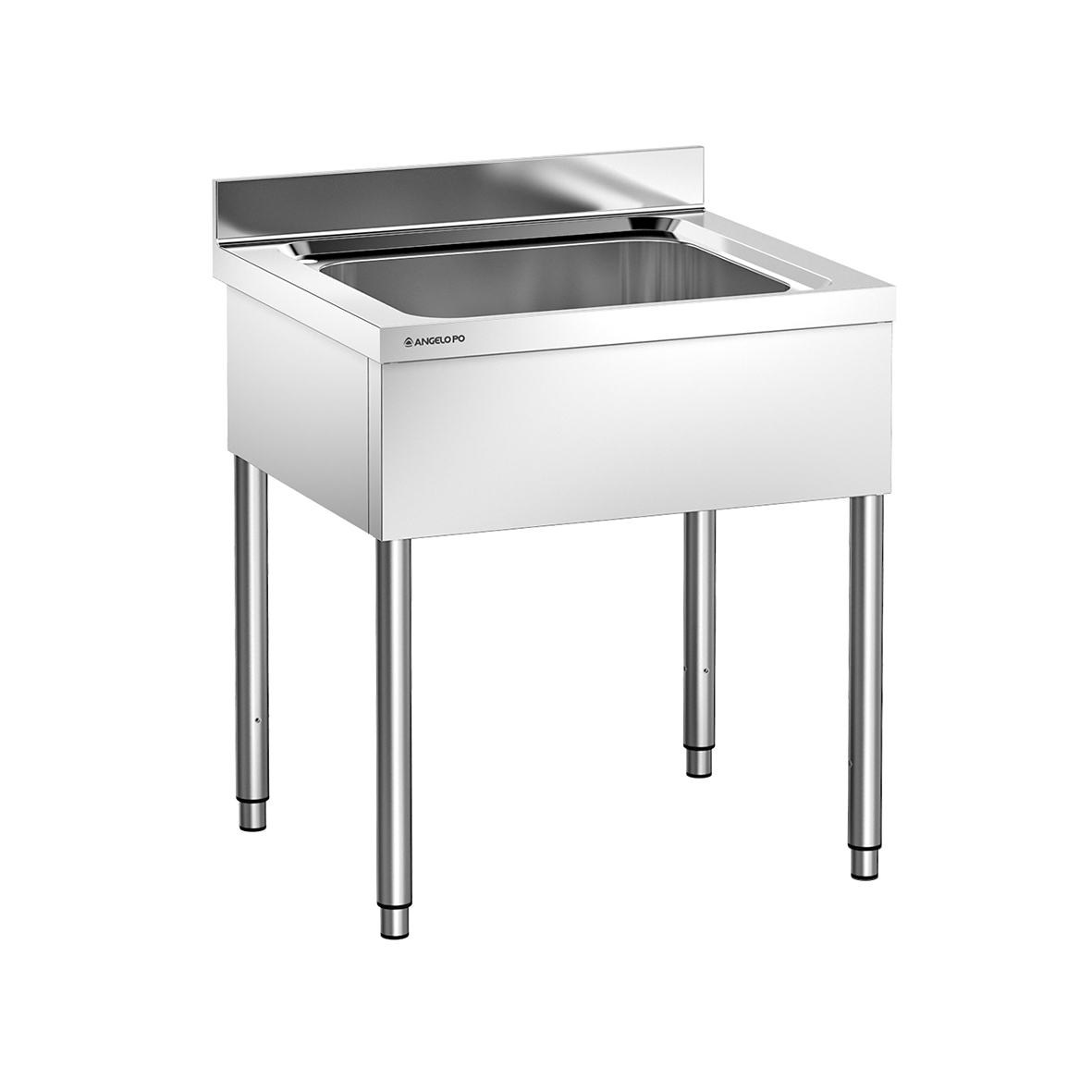 LAVELLO SU GAMBE 1 VASCA CM 50X40X25H