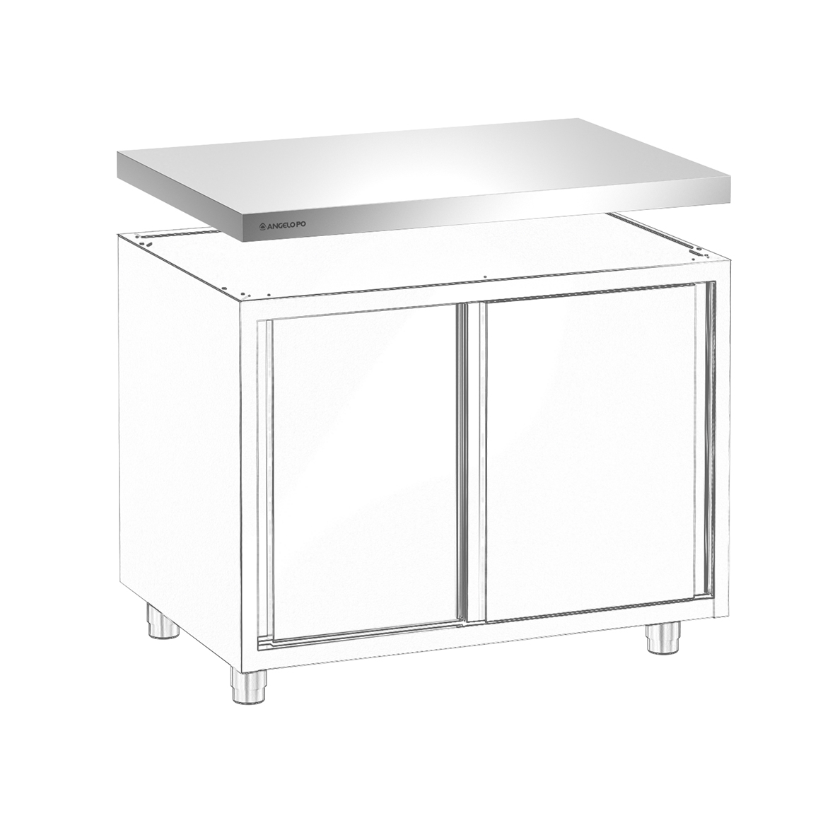 PIANO DI LAVORO 110 CM