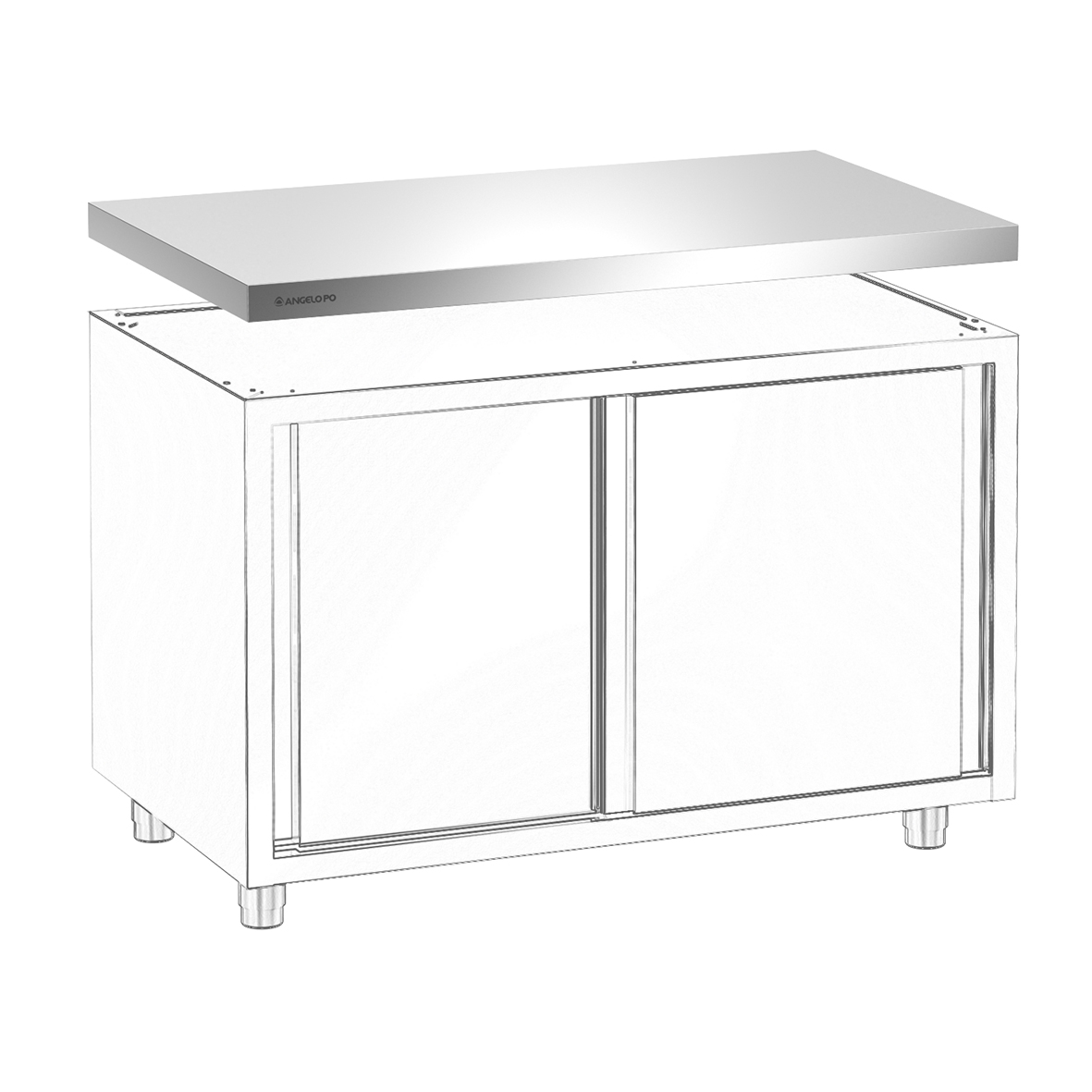 PIANO DI LAVORO 125 CM