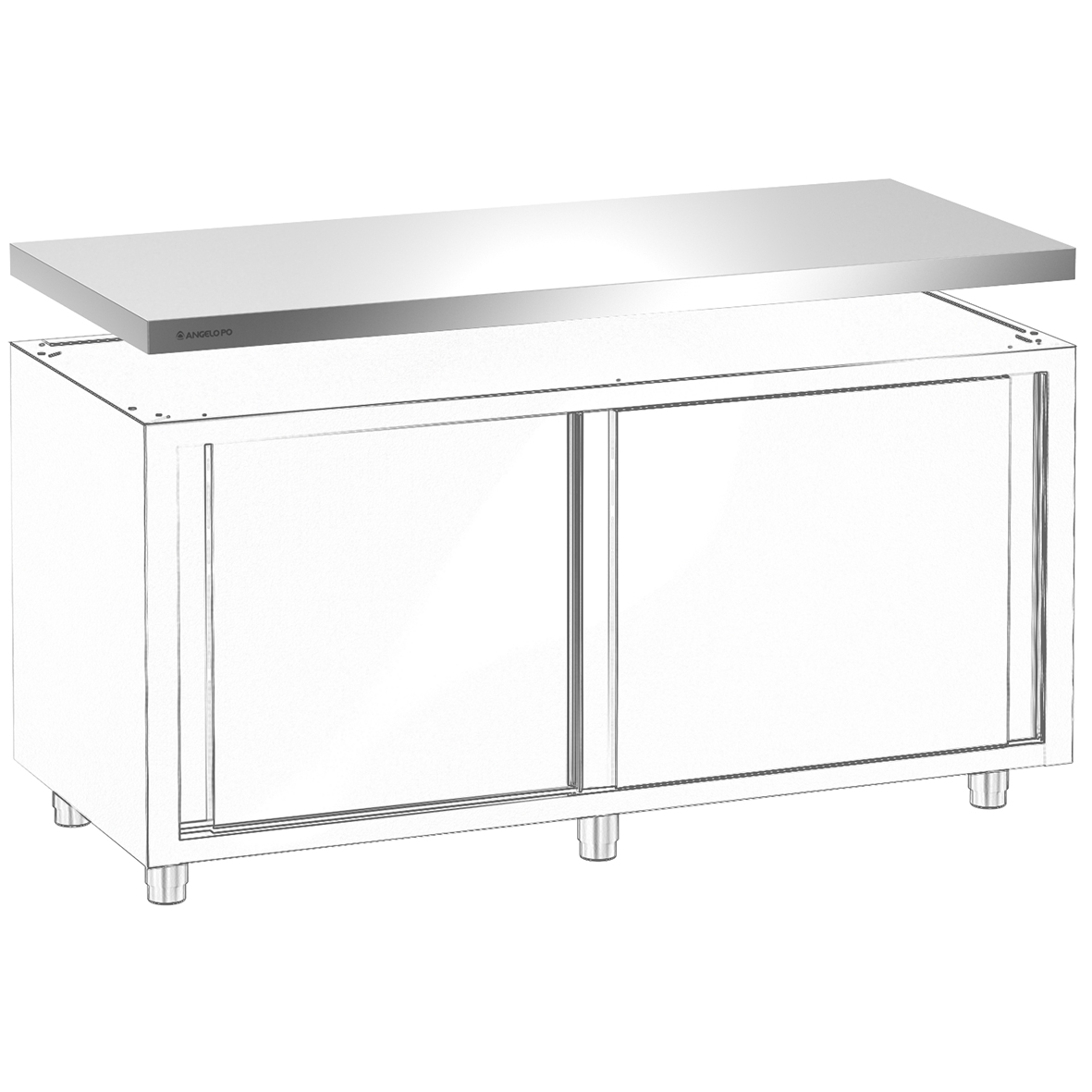 PIANO DI LAVORO 160 CM