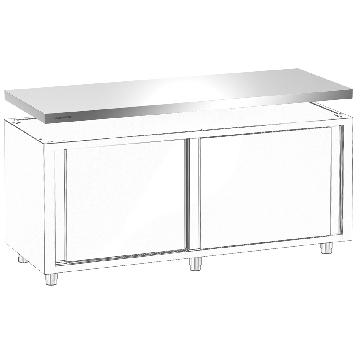 PIANO DI LAVORO 180 CM