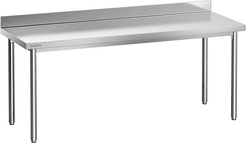 Splashback Table Table with worktop and rear splashback 210 cm professional - m21ta
