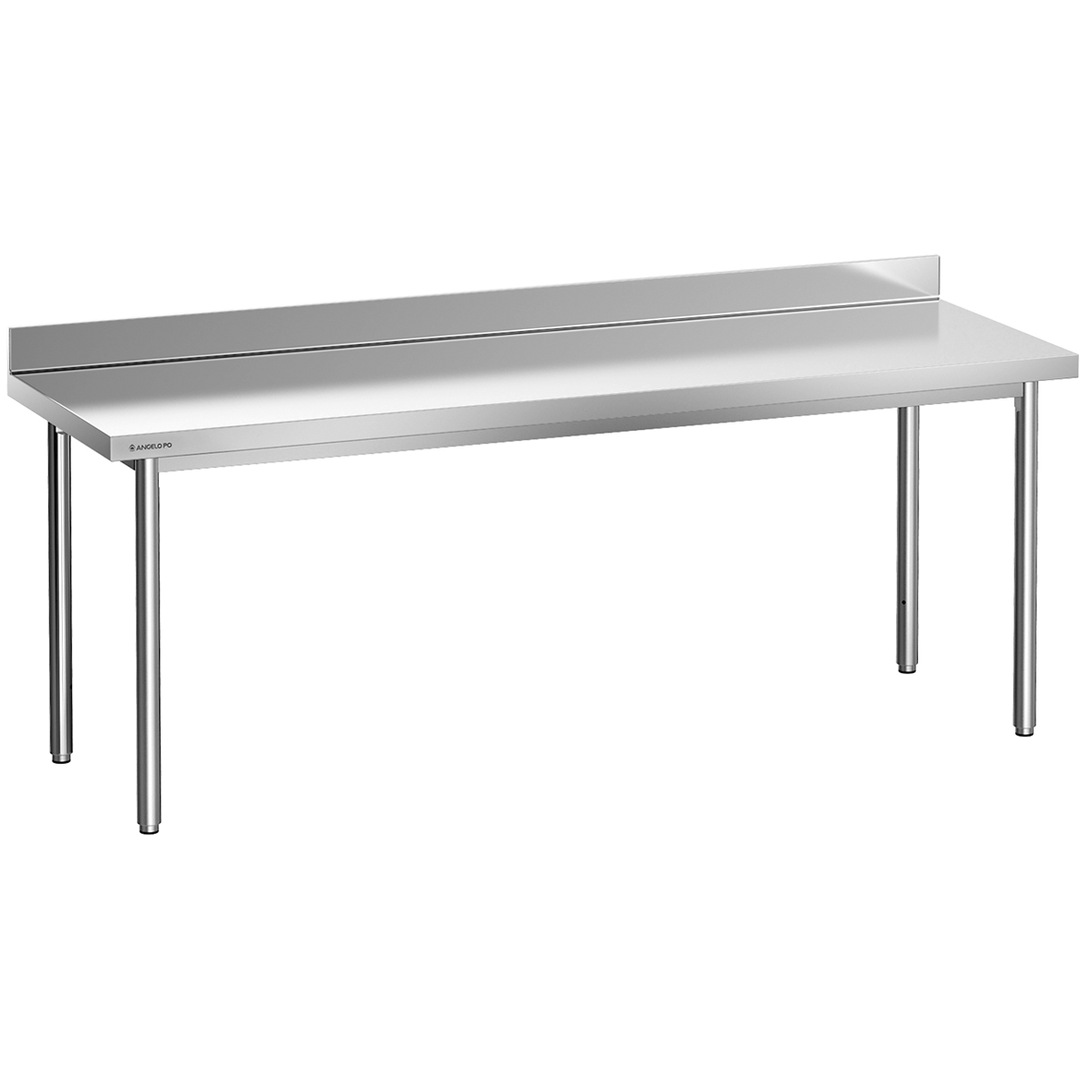 TAVOLO CON PIANO DI LAVORO E ALZATINA 220 CM