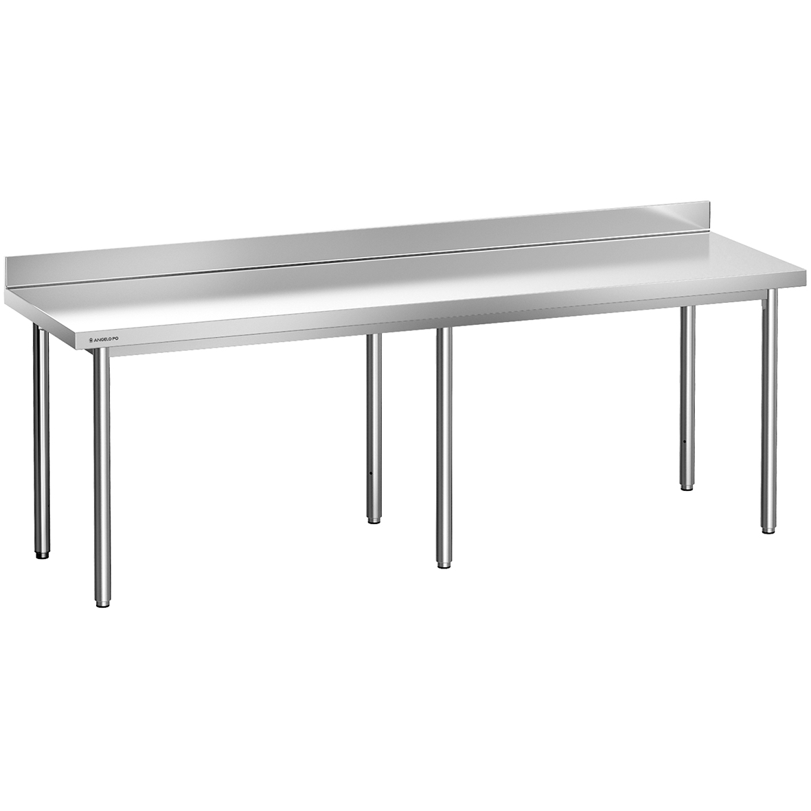 TAVOLO CON PIANO DI LAVORO E ALZATINA 240 CM