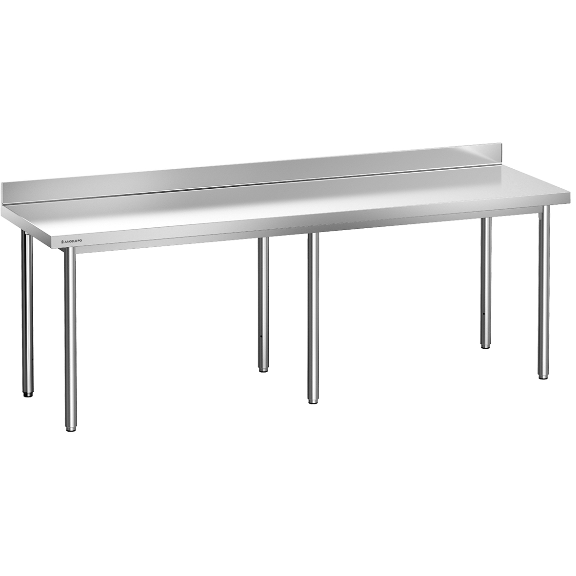 TAVOLO CON PIANO DI LAVORO E ALZATINA 270 CM