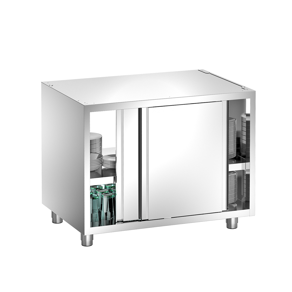 CUPBOARD WITHOUT WORKTOP BOTH SIDE SLIDING DOORS