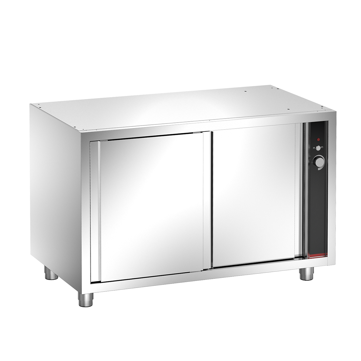 HEATED CUPBOARD WITHOUT WORKTOP SLIDING DOORS