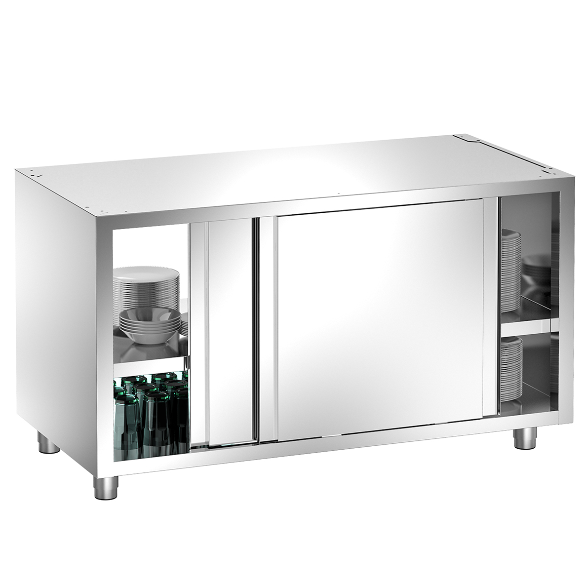 CUPBOARD WITHOUT WORKTOP BOTH SIDE SLIDING DOORS