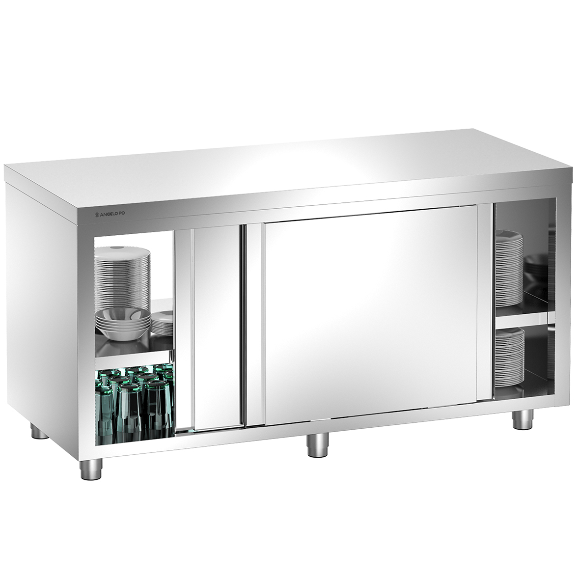 CUPBOARD BOTH SIDE SLIDING DOORS