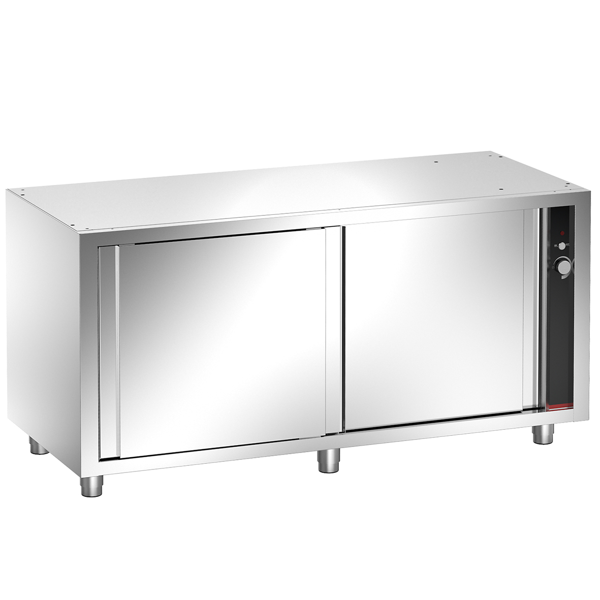 HEATED CUPBOARD WITHOUT WORKTOP SLIDING DOORS