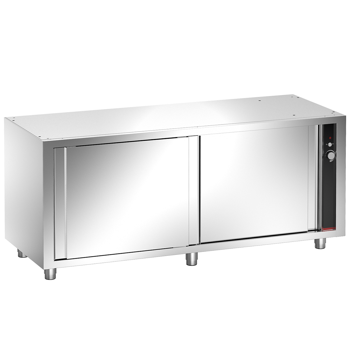 HEATED CUPBOARD WITHOUT WORKTOP SLIDING DOORS