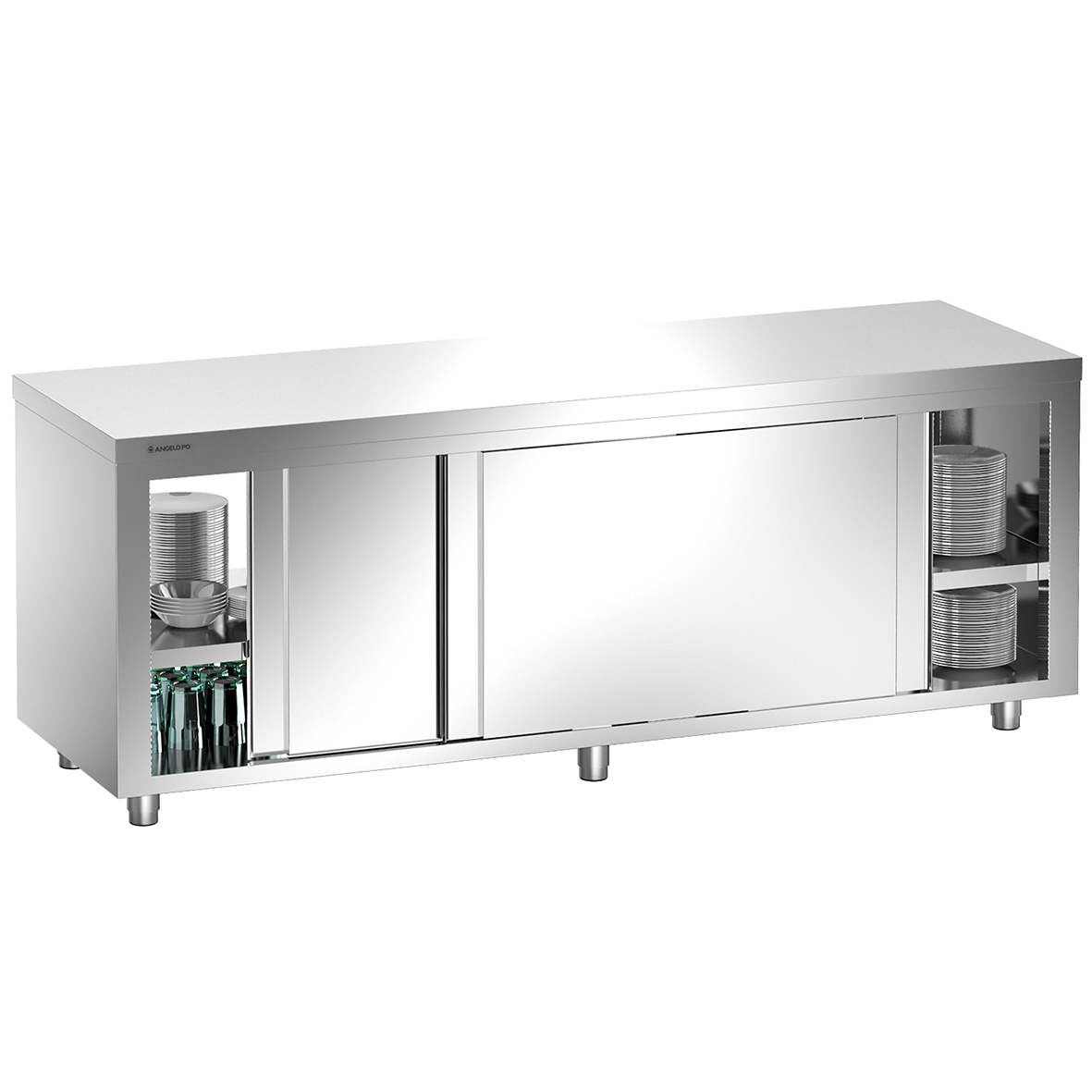 CUPBOARD BOTH SIDE SLIDING DOORS