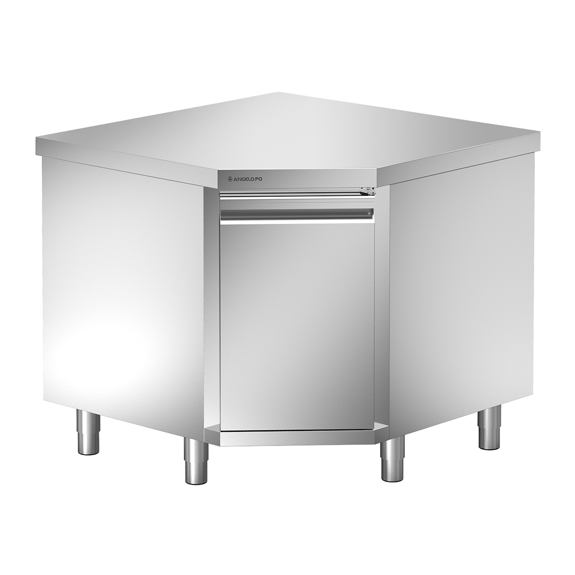 TAVOLO ARMADIO ANGOLARE CON PORTA BATTENTE