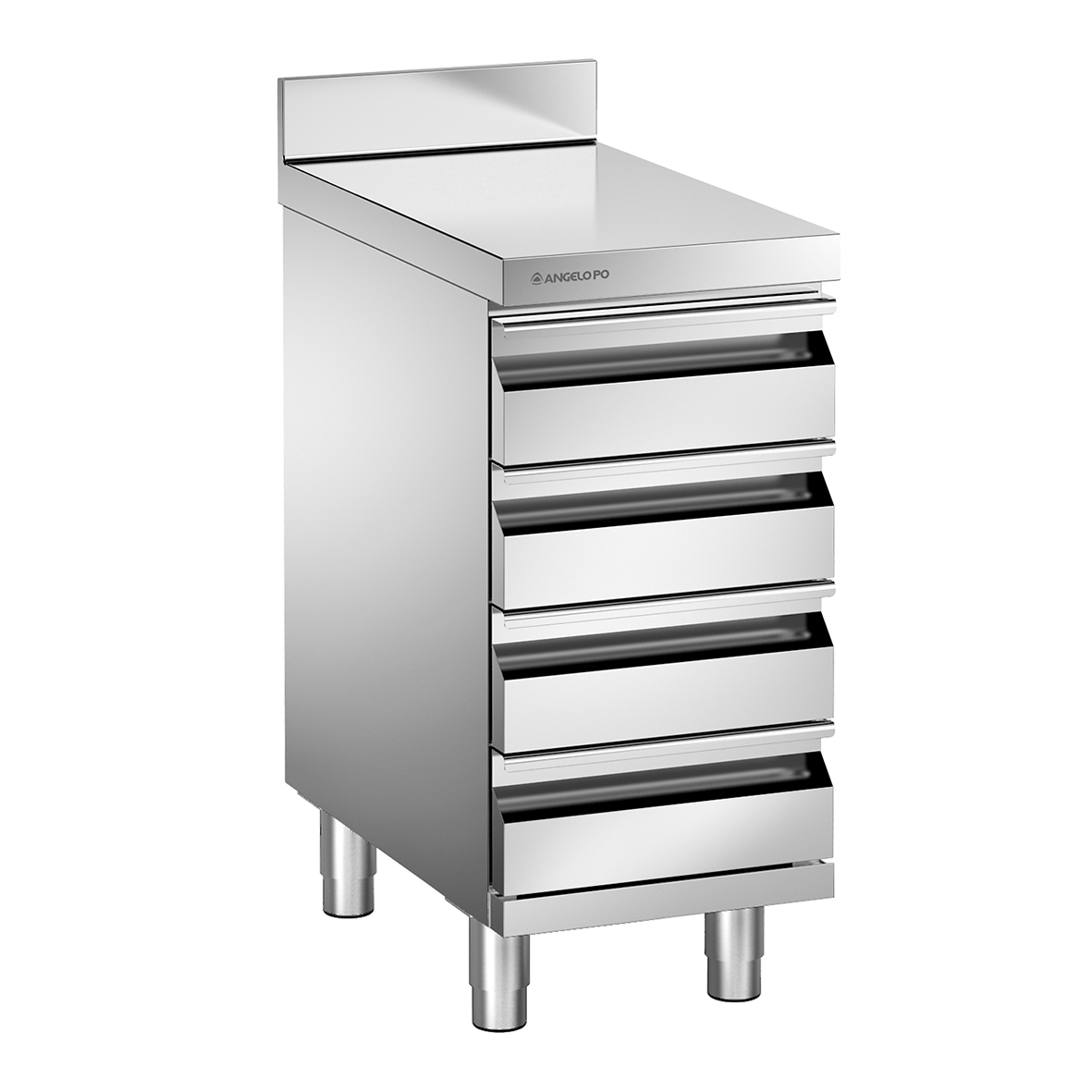 TAVOLO ARMADIO 4 CASSETTI CON ALZATINA