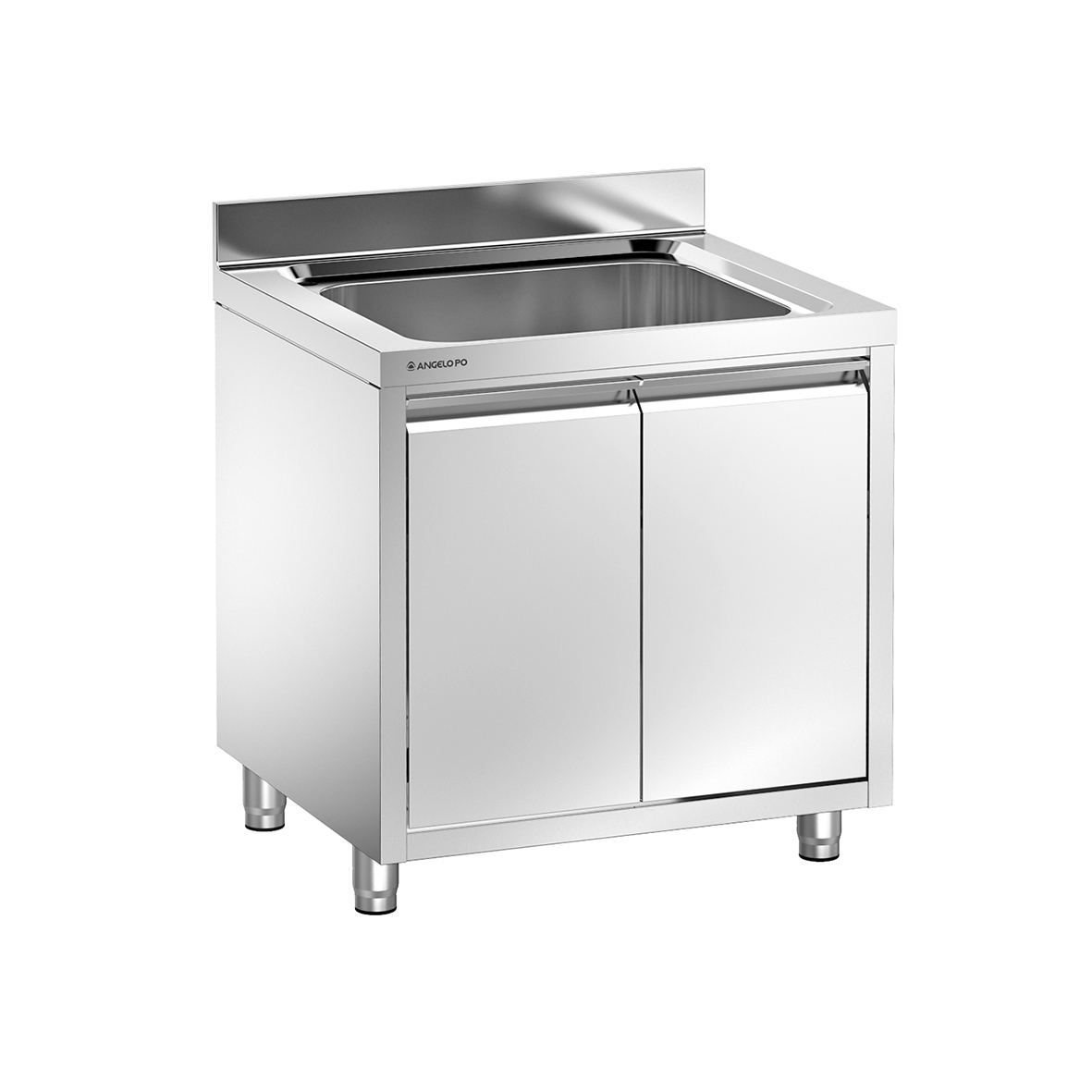 LAVELLO SU ARMADIO 1 VASCA CM 60X50X30H