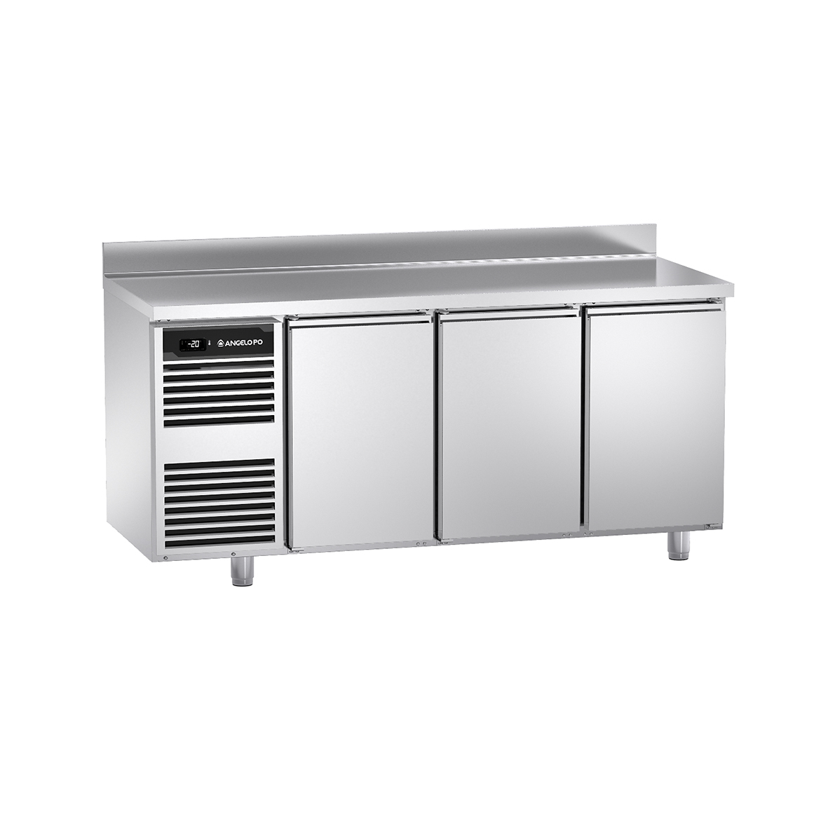 BASE REFRIGERATA -22°C ÷ -15°C PROFONDITA' 70 CM GN 1/1 PIANO CON ALZATINA